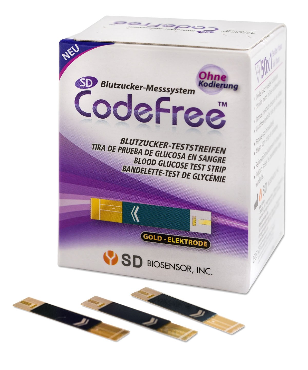 SD CodeFree Blutzuckerteststreifen