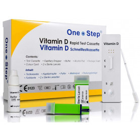 One+Step Vitamin D Test Kit I Vitamin D Mangel zu Hause testen I Vitaminmangel erkennen I Vitamin D Spiegel ohne Labor direkt zu Hause auswerten_ Amazon.de_ Drogerie & Körperpflege