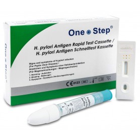 One+Step Helicobacter H.Pylori Antigen Schnelltestkassette (Stuhl) - Selbstest für Zuhause, 1 Stück