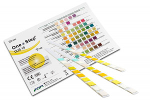 Gesundheitstest, Urinteststreifen für 10 Parameter, 15 Stück, wiederverschließbar